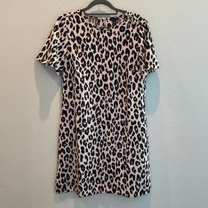 Ann Taylor Leopard Dress Size 4